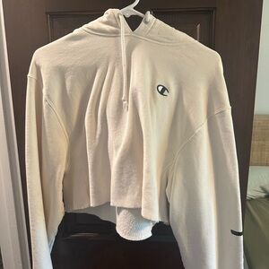 Champion Women's Cream Hoodie Sweater